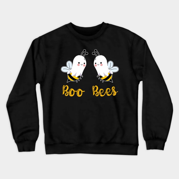 Boo Bees Funny Halloween Matching Costume Crewneck Sweatshirt by JaydeMargulies